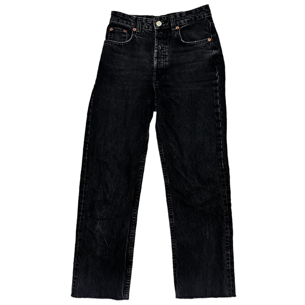 ZARA black denim jeans women